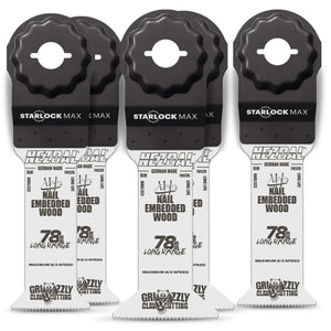5 stk starlock max blader med hele 78mm kuttedybde for multikutter